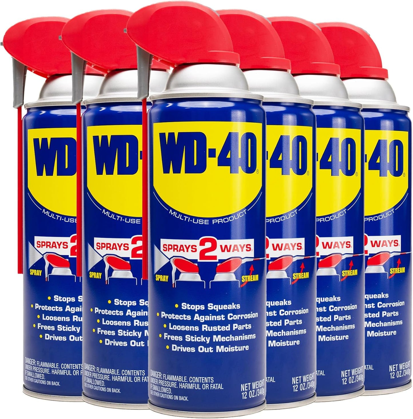 WD-40 Original Formula Multi-Use Product with Smart Straw 12 OZ