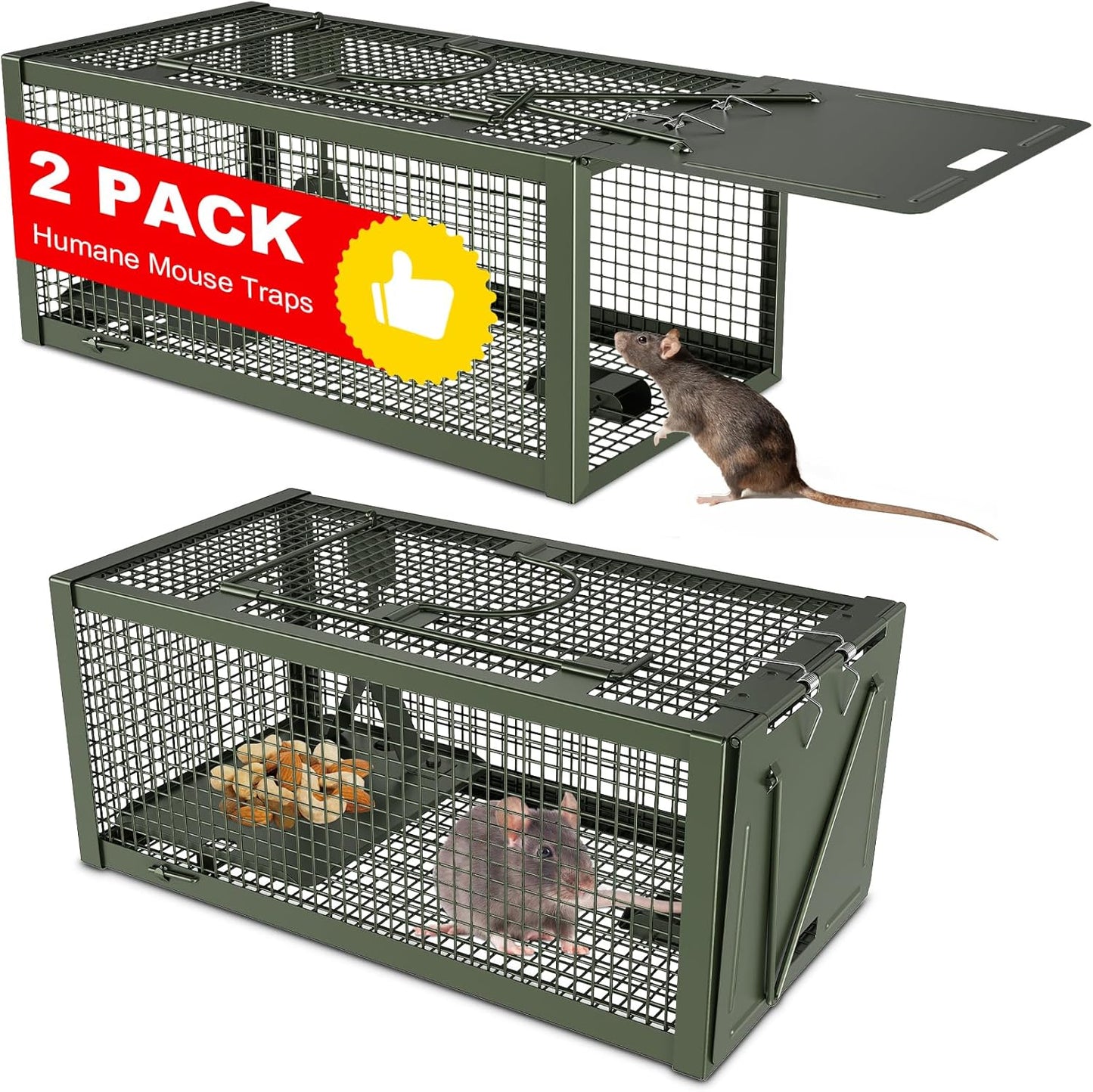 Humane Mouse Rat Traps for Live Animal Capture and Release