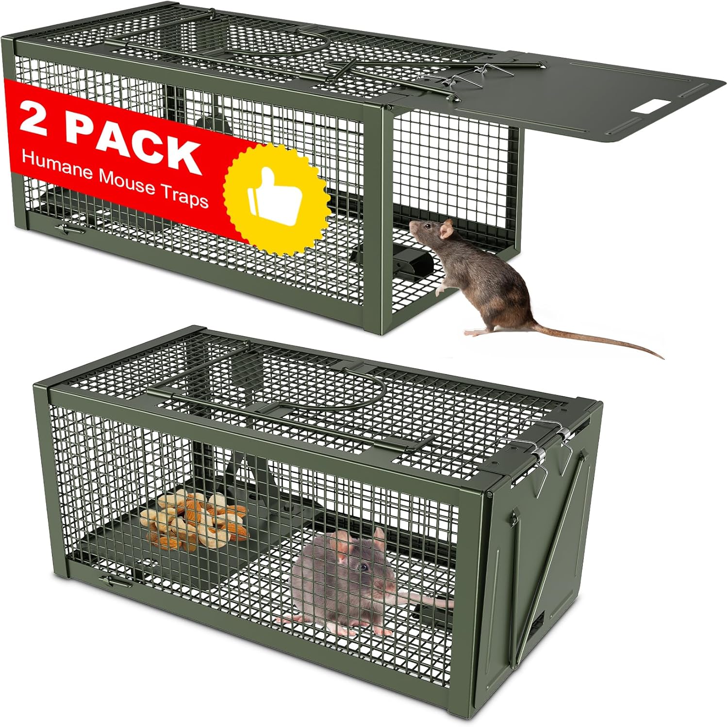 Humane Mouse Rat Traps for Live Animal Capture and Release