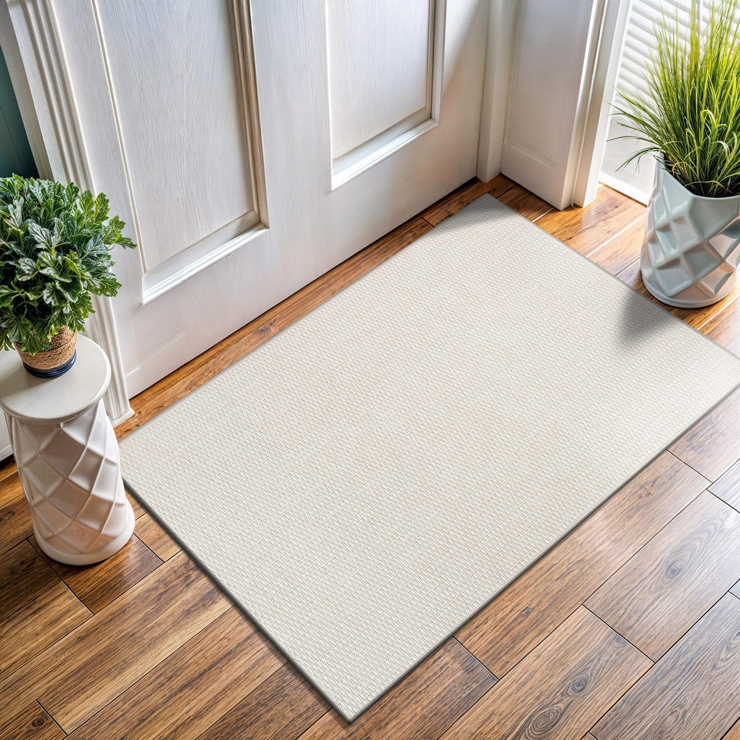 Easy Jute Door Mat 2x3 for Indoor Outdoor Use - Natural Rug