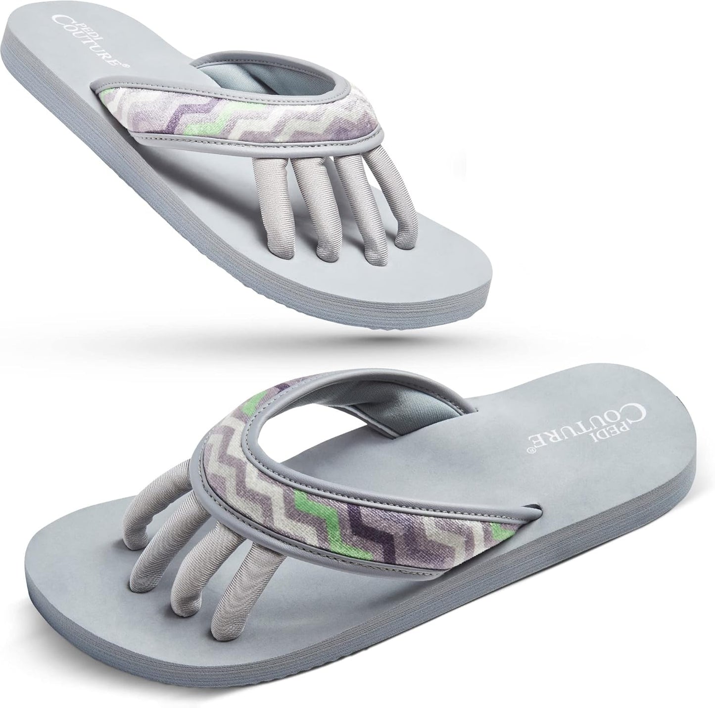 Pedicure Sandals with Built In Toe Separators for Comfort