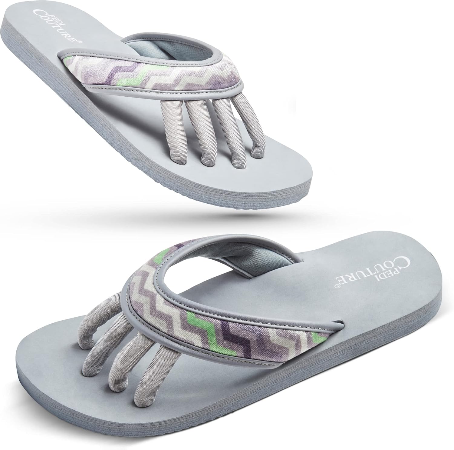Pedicure Sandals with Built In Toe Separators for Comfort