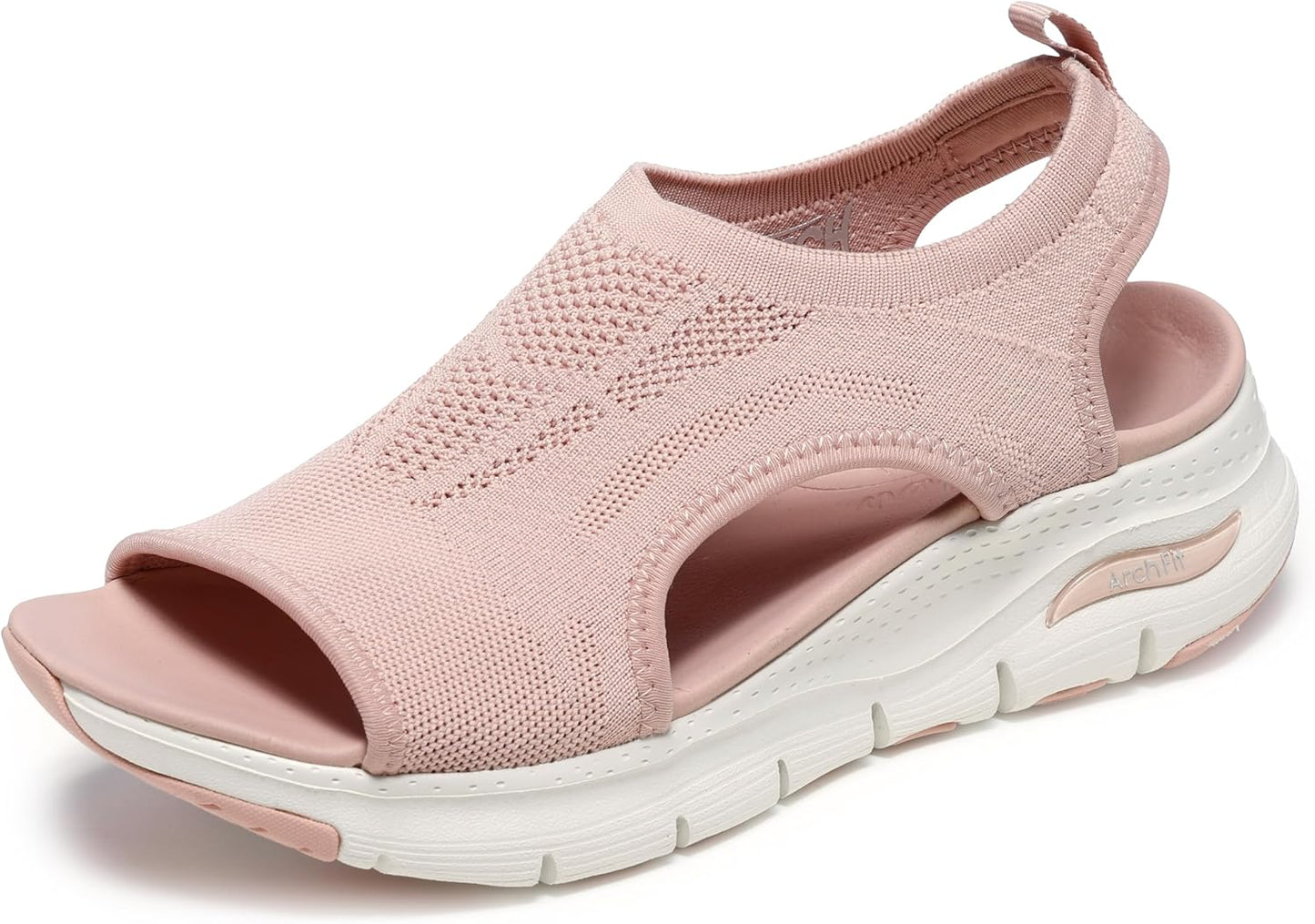 Skechers Women's Arch Fit-City Catch Knit Slip-On Sandals Review