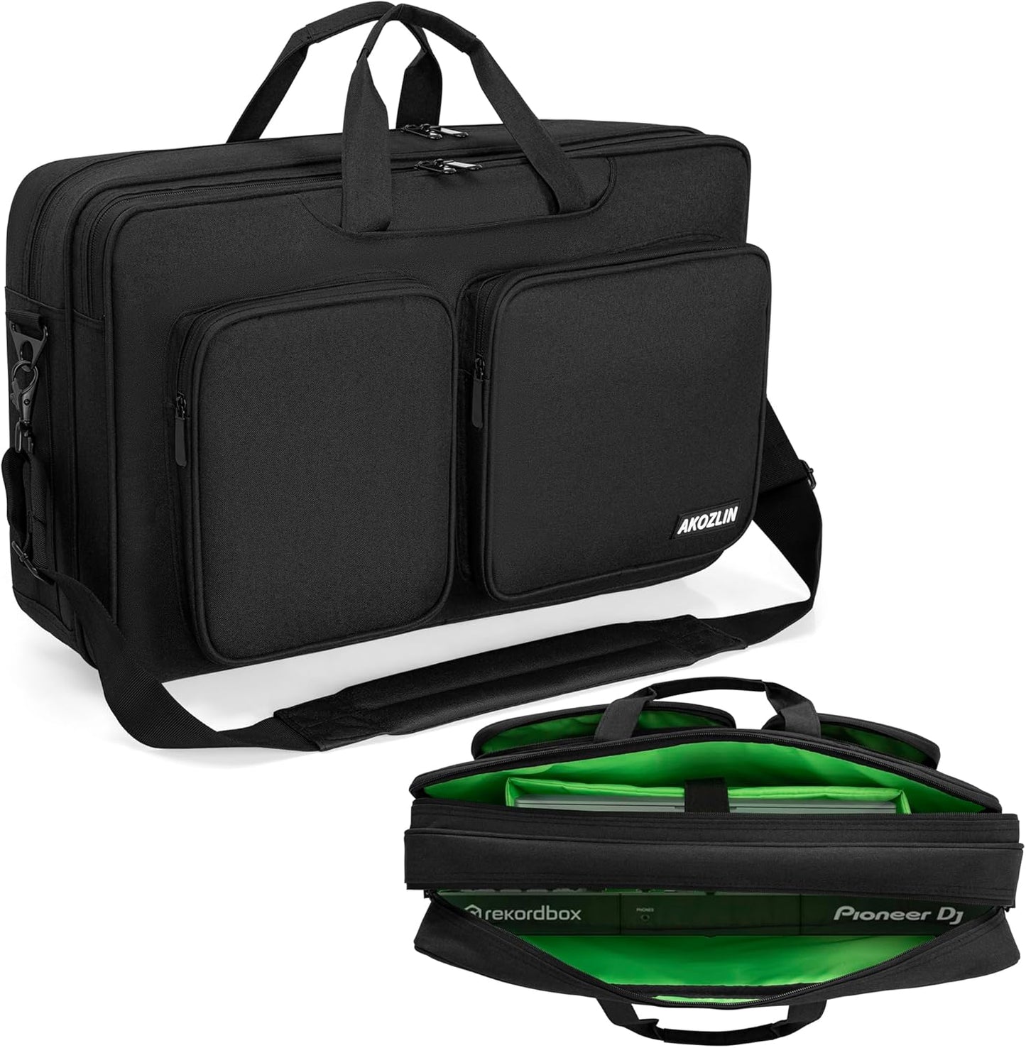 AKOZLIN Multi-layer Controller Gig Bag for Pioneer DJ Controllers