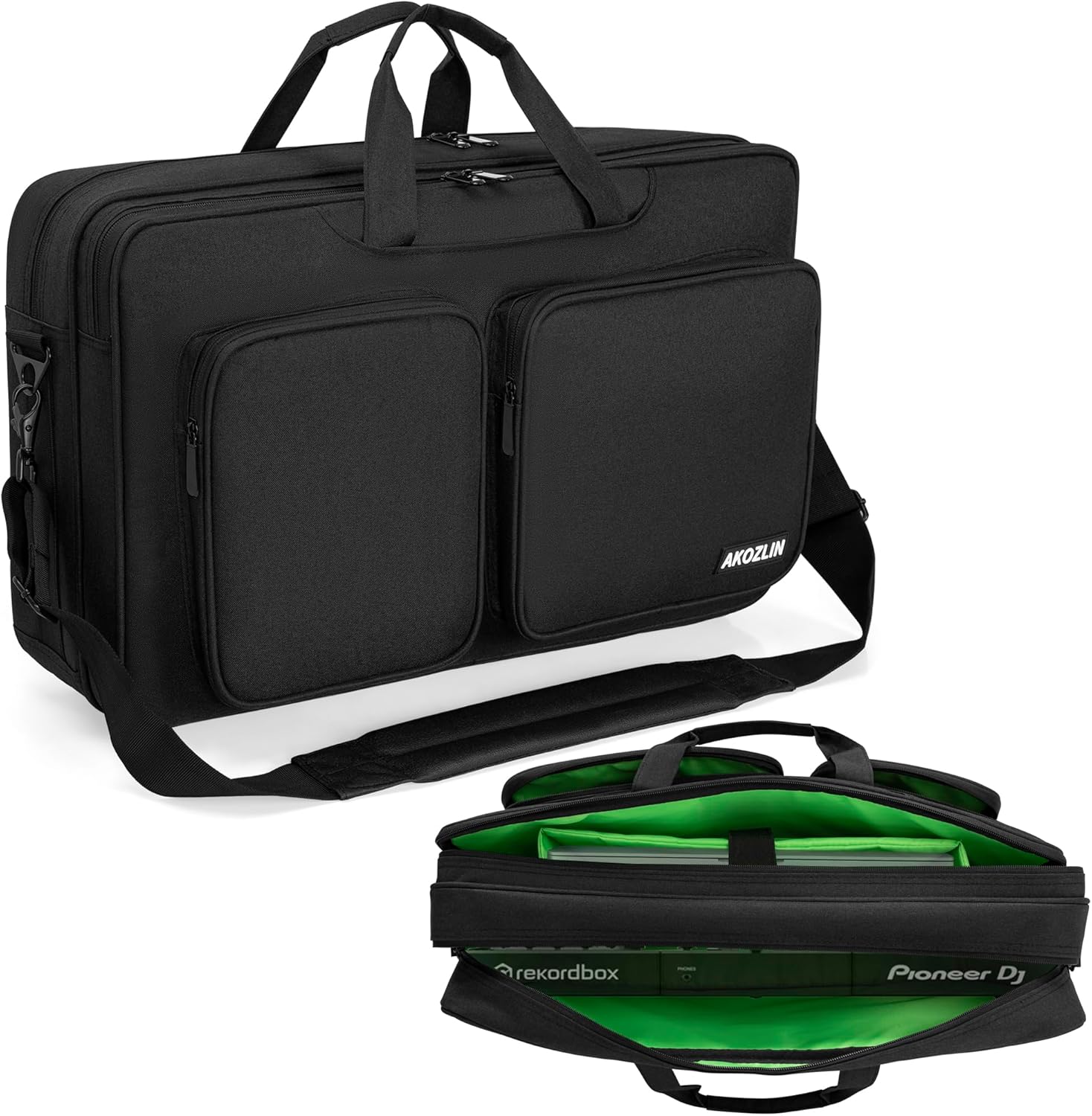 AKOZLIN Multi-layer Controller Gig Bag for Pioneer DJ Controllers