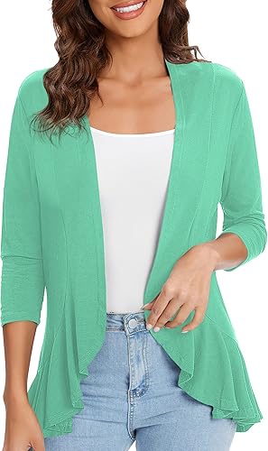 Urban CoCo Women's Casual Lightweight Open Front Cardigan Review