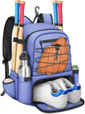 MATEIN Baseball Bat Bag for 4 Bats with Ball Pocket and More