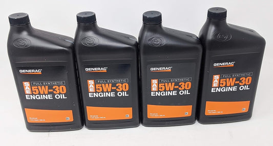 4-Quarts Full Synthetic Motor Oil 5W-30 for Engine Care