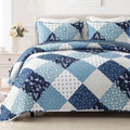 Exclusivo Mezcla Reversible Boho Quilt Set King Size - Soft All-Season
