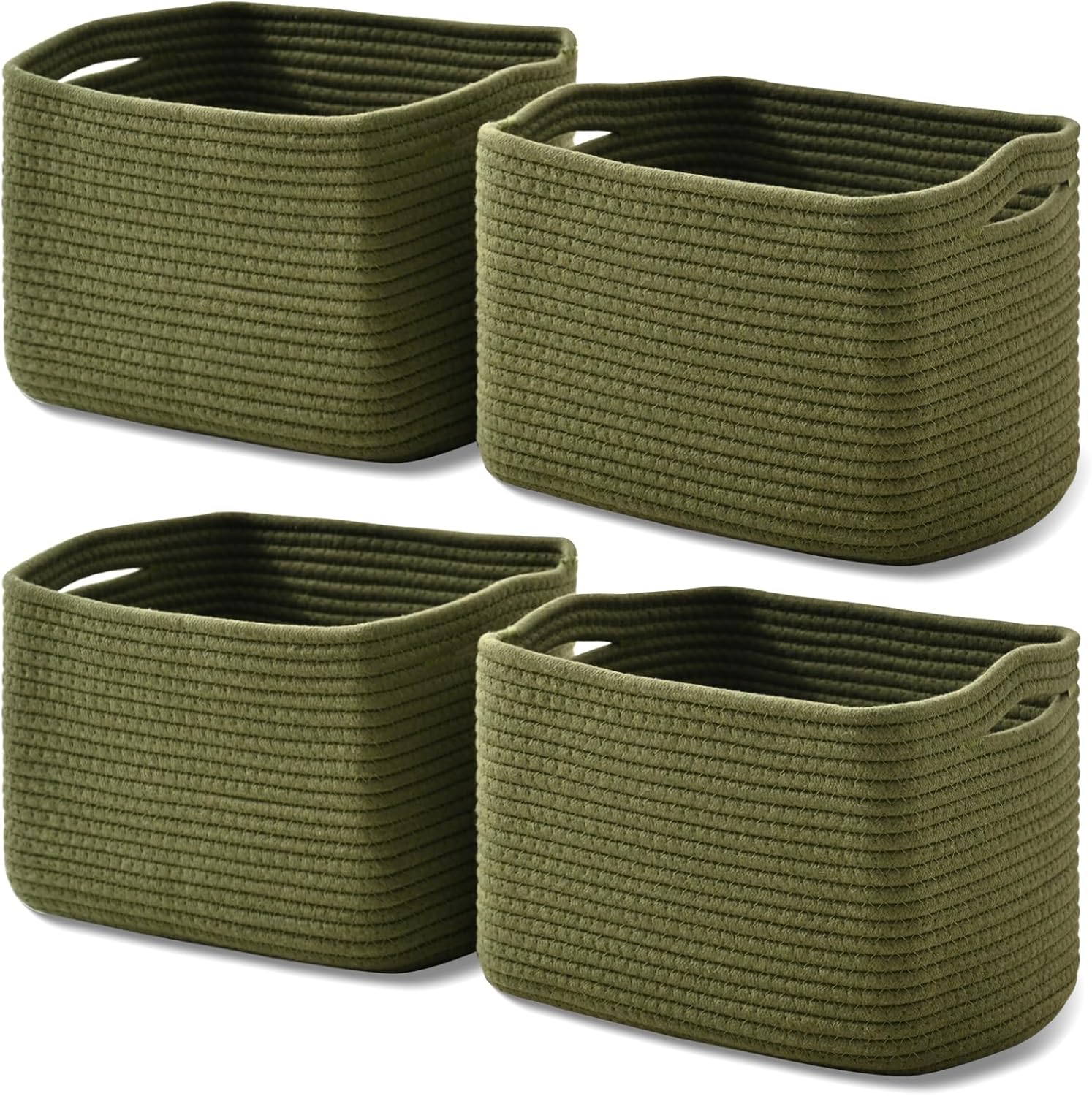 Woven Cotton Rope Storage Baskets for Organizing Your Home