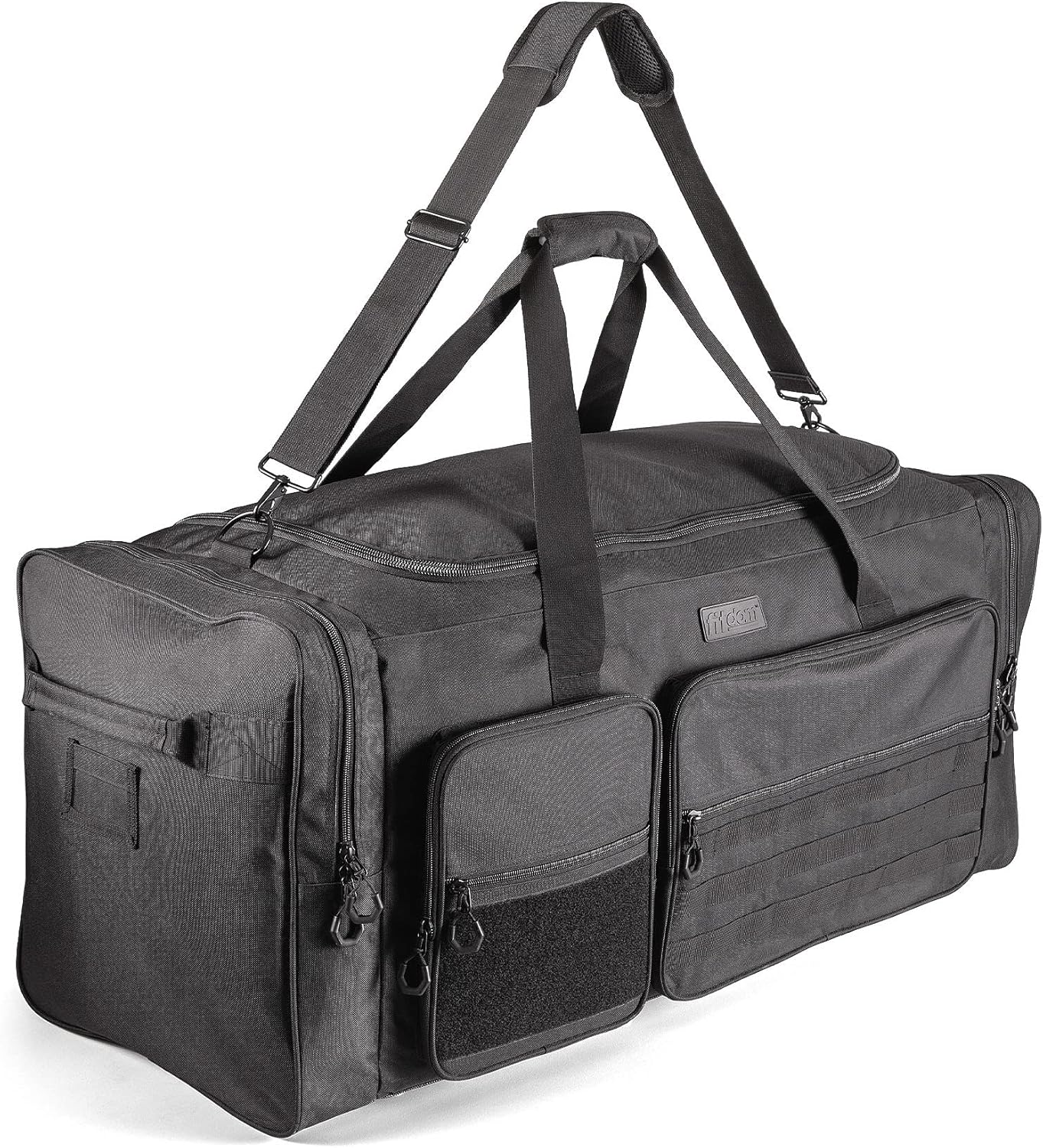 Fitdom 130L Heavy Duty Sports Duffle Bag: 7 Compartments, Ideal for Team Coaches!