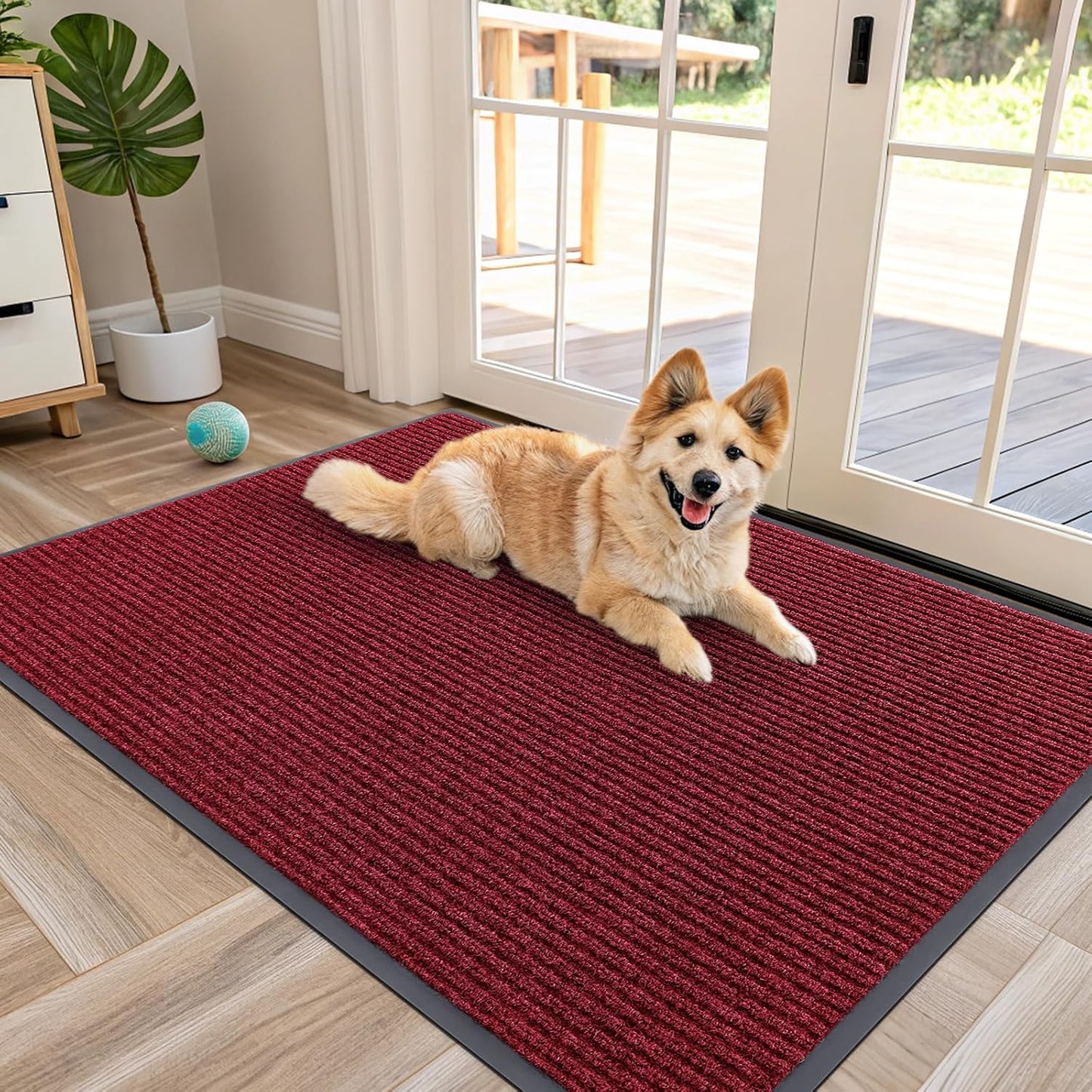 OLANLY Waterproof Heavy Duty Doormat for Indoor Outdoor Use