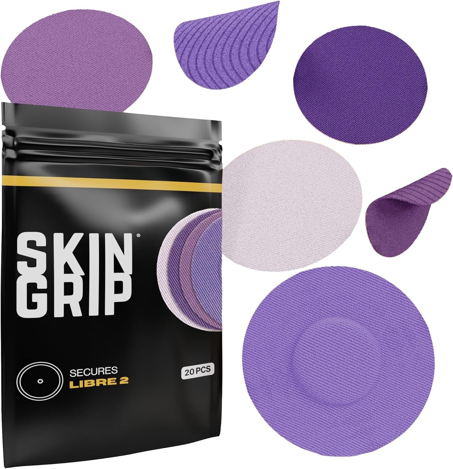 Skin Grip Freestyle Libre 2 Sensor Covers for Active Lifestyles