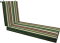 Honeycomb Outdoor Heritage Chaise Cushion, 22.5in x 70in - Stripe Pine