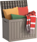 DRATO 45 Gallon Deck Box Outdoor Storage - Waterproof, Sturdy
