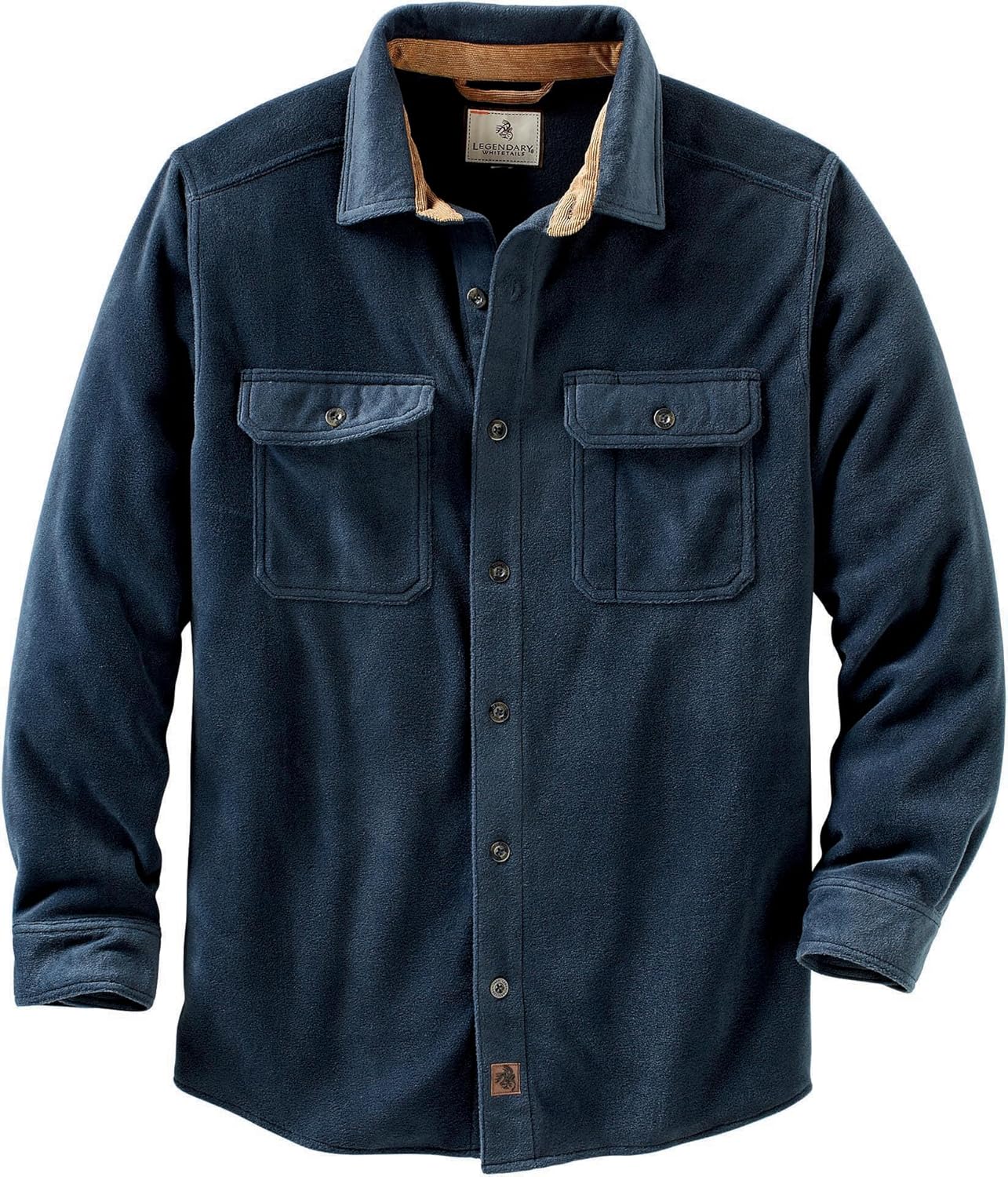 Legendary Whitetails Men's Long Sleeve Fleece Button Up Shirt