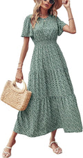 PRETTYGARDEN Women's Floral Summer Maxi Dress for Chic Outings