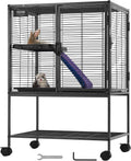 VEVOR 34in Rolling Metal Ferret Cage for Small Animals