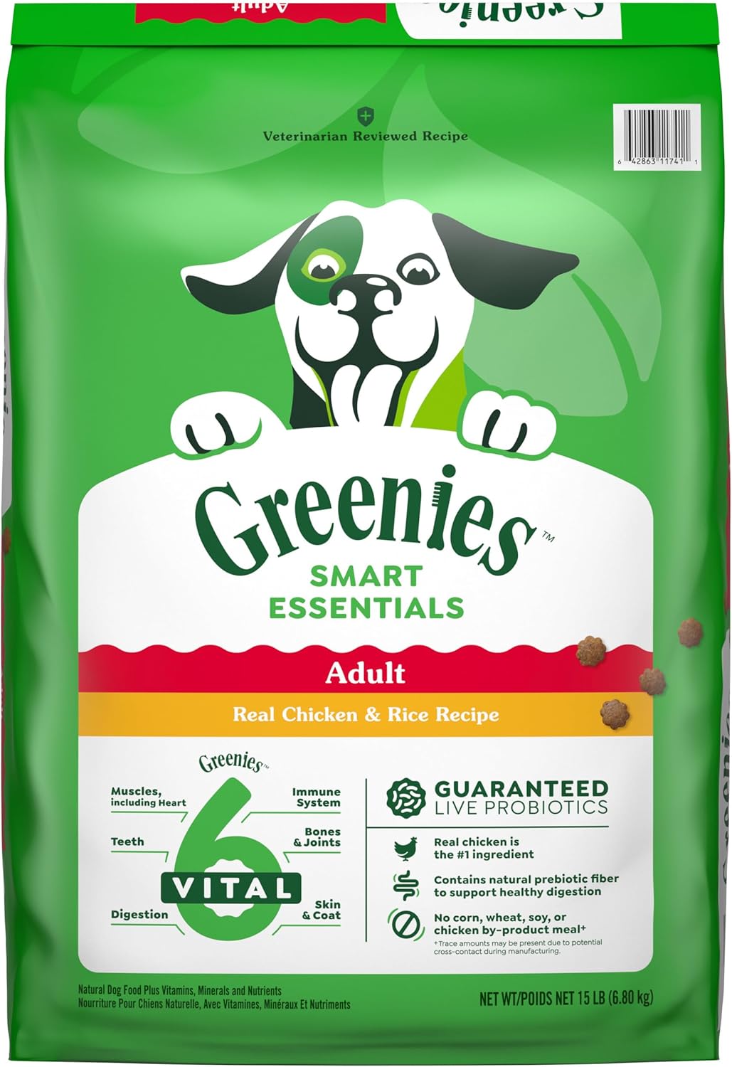 Greenies Smart Essentials High Protein Dry Dog Food for Adults