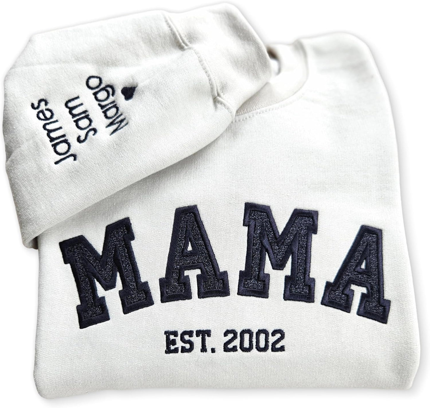 Personalized Glitter Mama Sweatshirt by NAZENTI