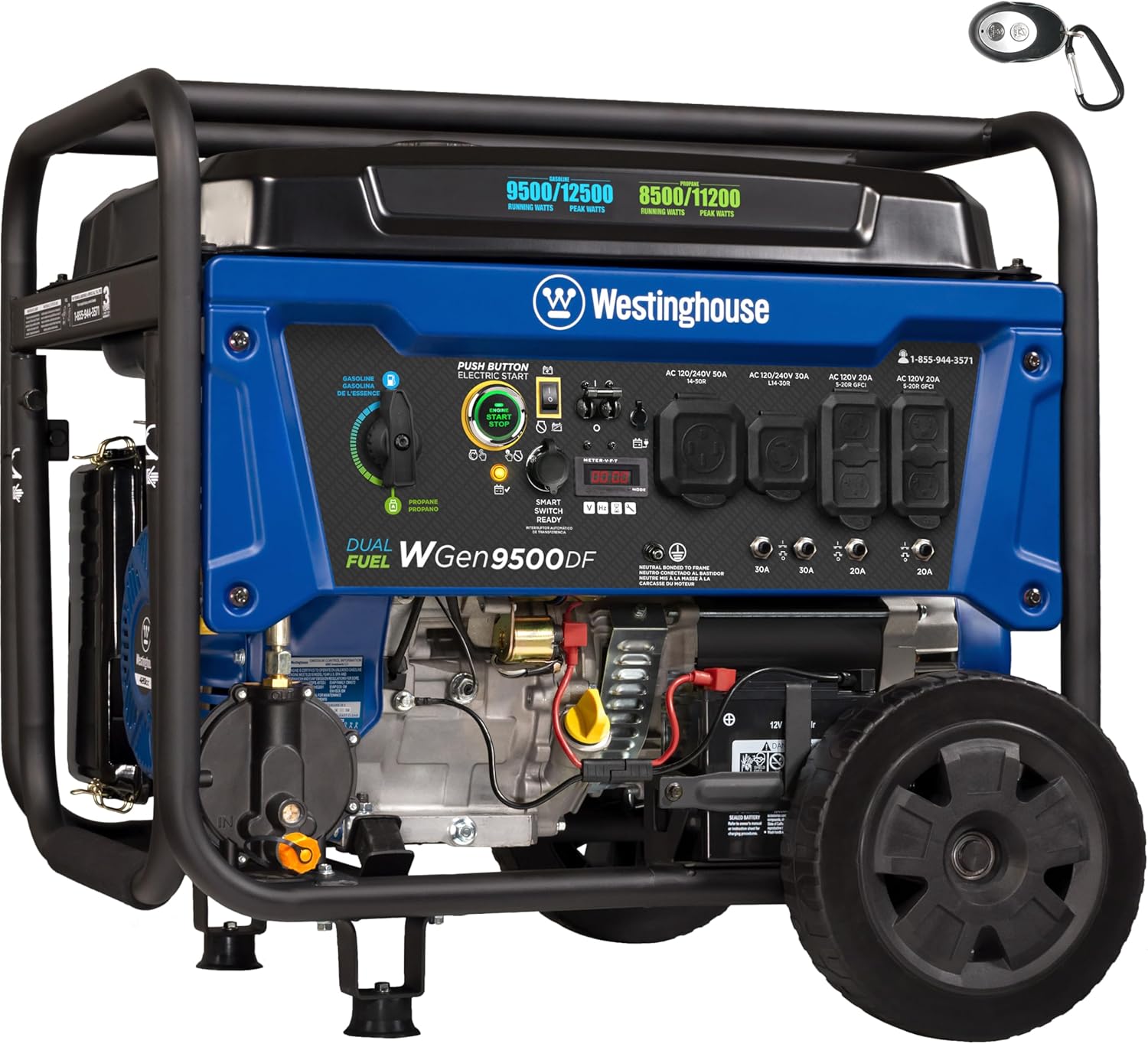 Westinghouse 12500 Watt Dual Fuel Generator for Home Backup