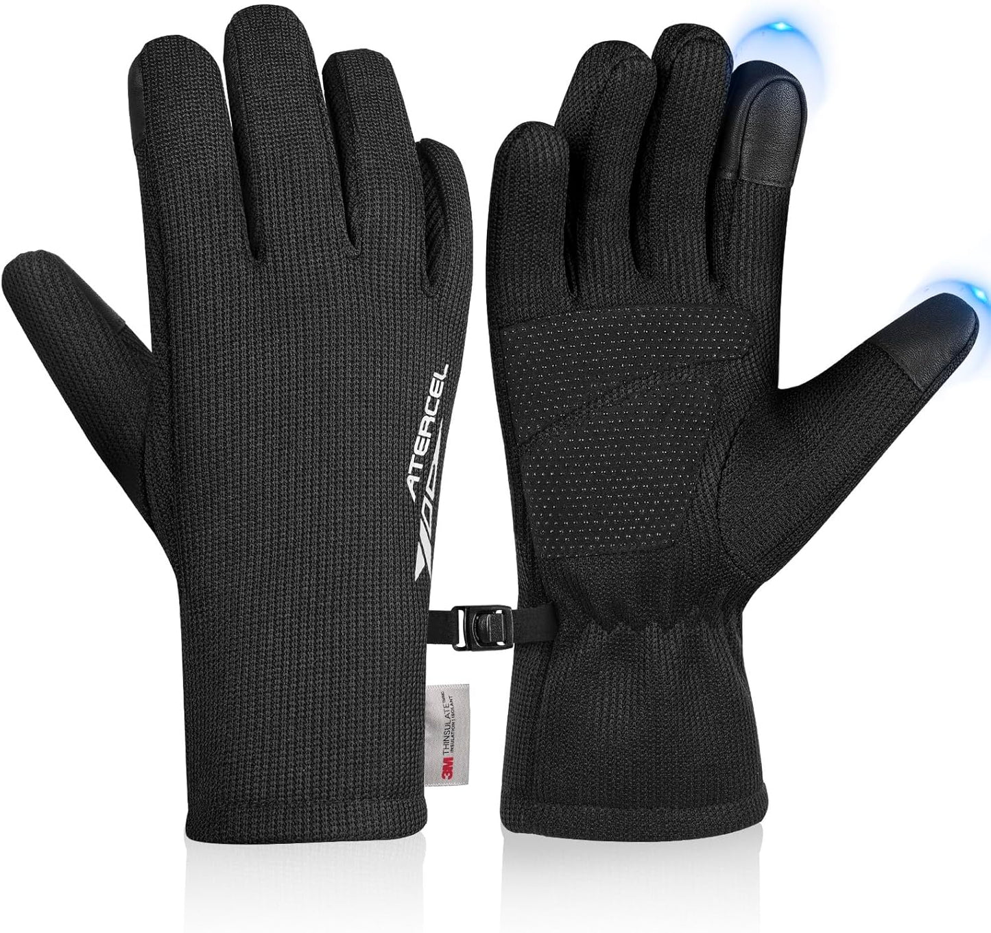 ATERCEL 3M Thinsulate Winter Gloves - Warm & Waterproof!