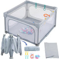 Finnhomy Foldable Playpen for Babies and Toddlers - Safe Fun