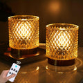 Battery Operated Lamp - Stylish Small Cordless Table Lamp with Timer