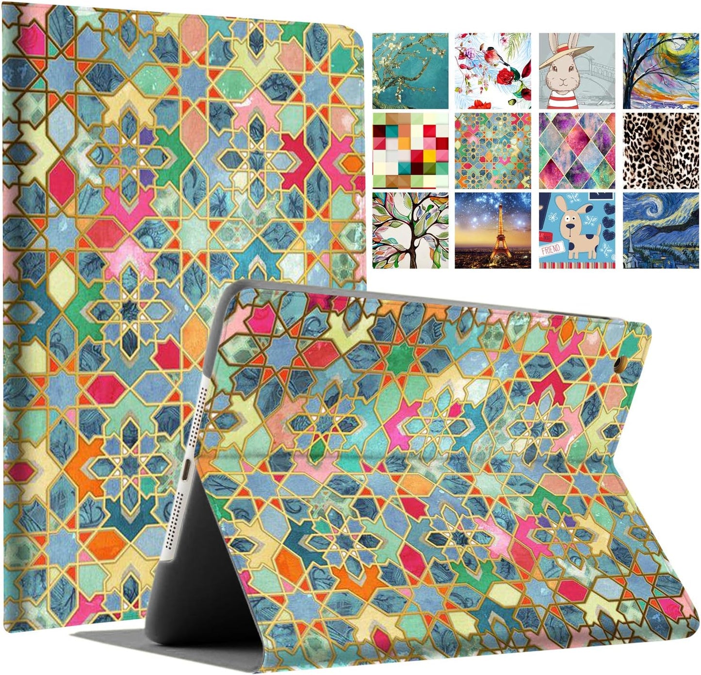 DuraSafe Case for iPad 9.7 Inch 5/6 Gen & Air 1/2 - Damask