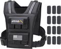 APEXUP Adjustable Weighted Vest 20lb 30lb 40lb - Balanced Training