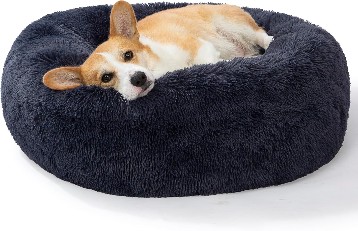 SAVFOX Plush Calming Dog Bed for Small to X-Large Dogs