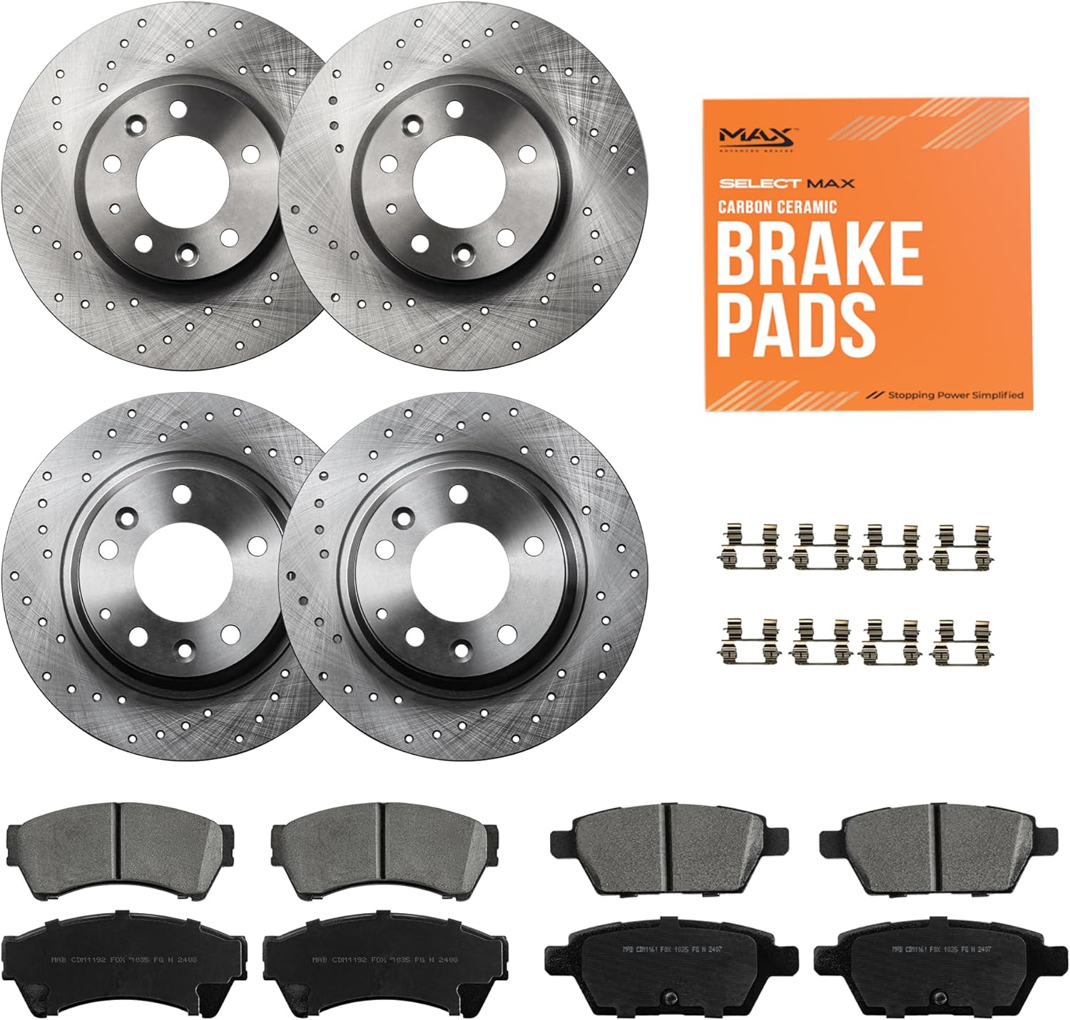 Max Advanced Brakes StyleMAX Brake Kit for Ford Fusion & Mazda 6