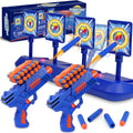 Digital Shooting Targets with 2 Foam Dart Blaster - Auto Reset Scoring