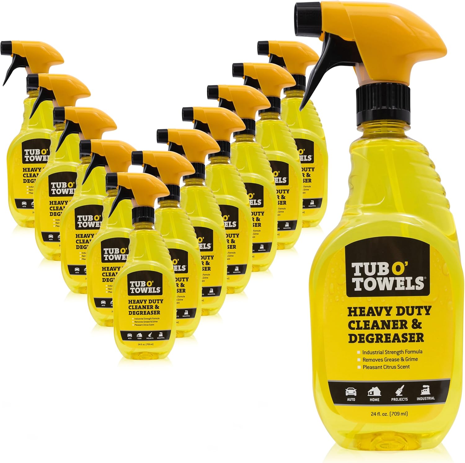 Tub O' Towels Heavy Duty Cleaner and Degreaser Spray 24oz