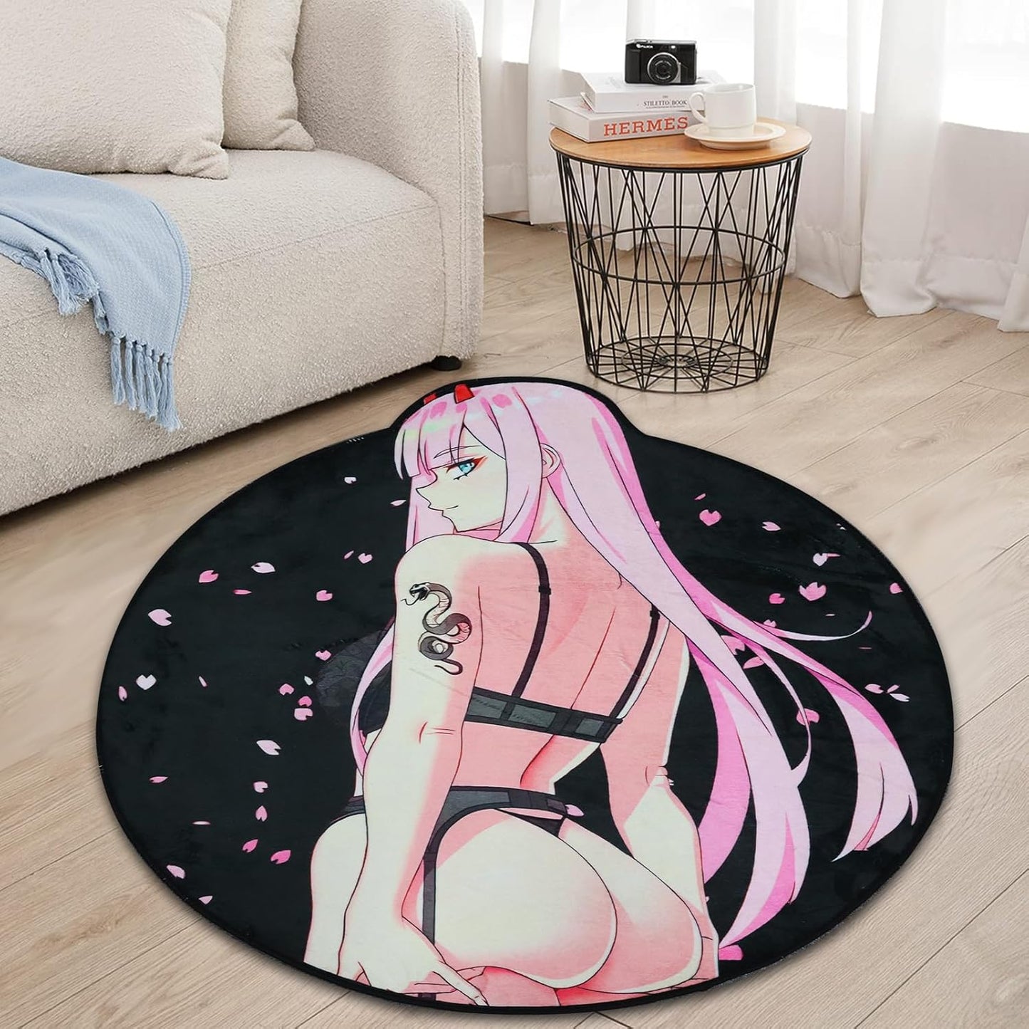 Ultra Soft Anime Rug ~ Non Slip Round Carpet