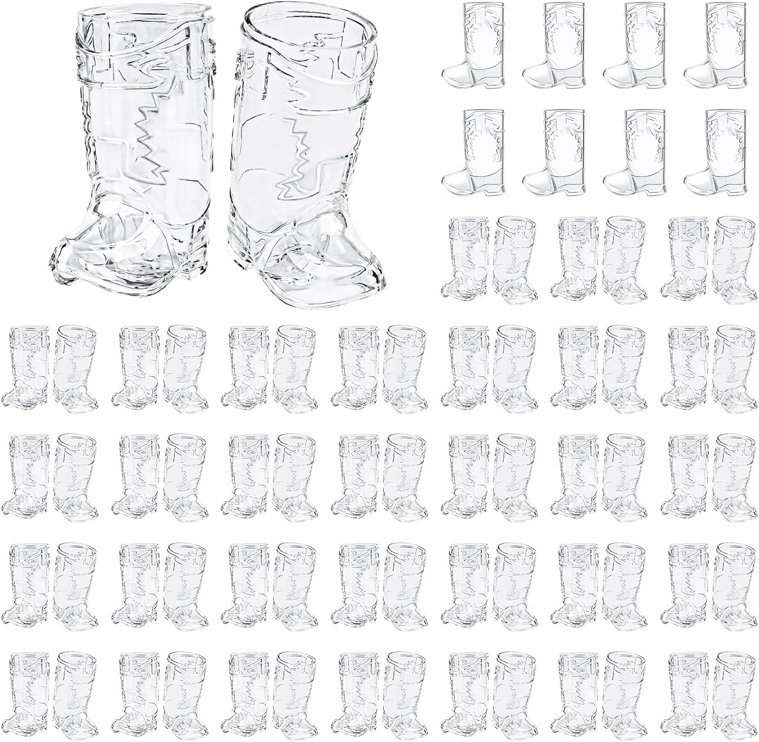 Cowboy Boot Shot Glasses for Western Theme Party Supplies