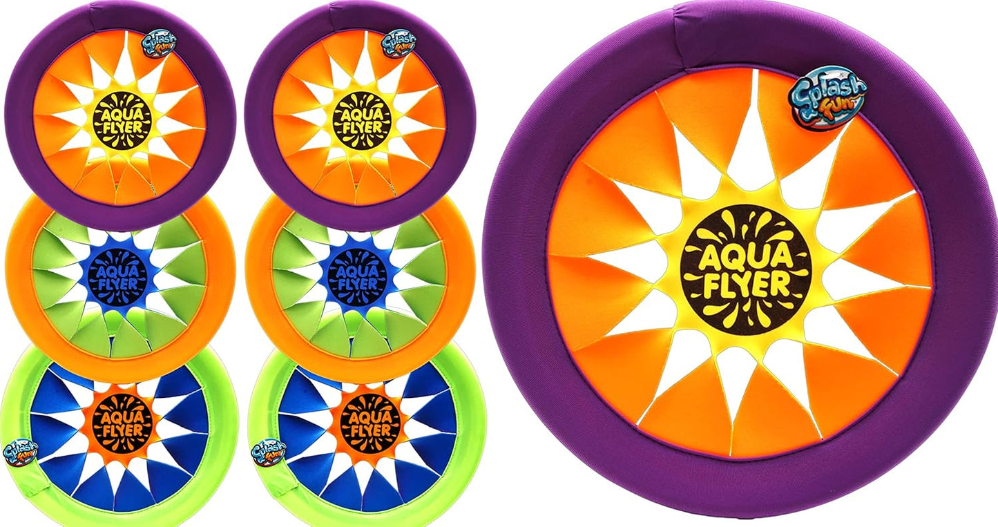 Super Soft Aqua Flyer Frisbees - Fun for Kids & Adults!