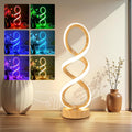 Modern LED Table Lamp with RGB 7 Colors and 10 Light Modes - Touch