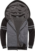 Hooded Jacket for Boys Full Zip Sherpa Fleece - Ultra Soft Warm