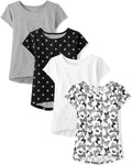 Children's Place Girls' Short Sleeve High Low Tee 4 Pack Review