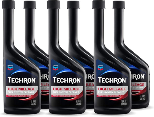 Chevron Techron High Mileage Fuel System Cleaner, 12 oz Pack