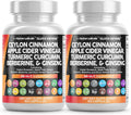 Ceylon Cinnamon Turmeric Apple Cider Vinegar 16-in-1 - Dual Pack