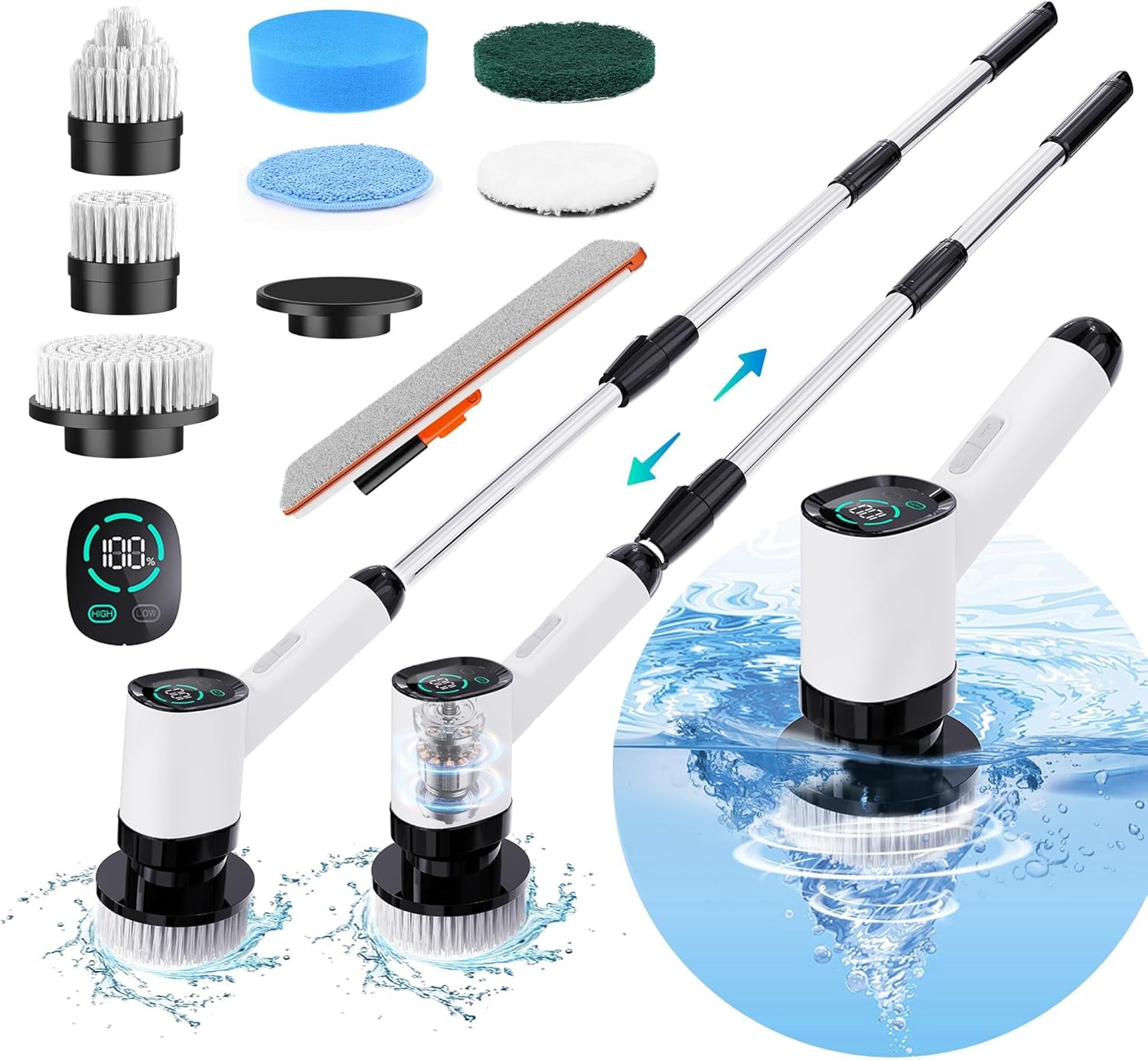 Electric Spin Scrubber for Effortless Cleaning in Your Home