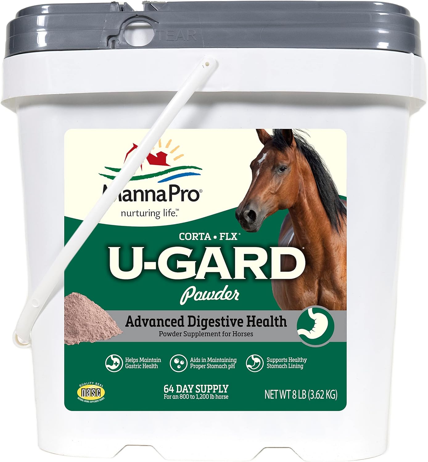 Corta-Flx U-Gard Powder for Equine Digestive Health Support