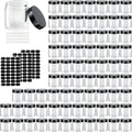 4 Oz Plastic Travel Containers 75 Pack - Clear Leak Proof Jars