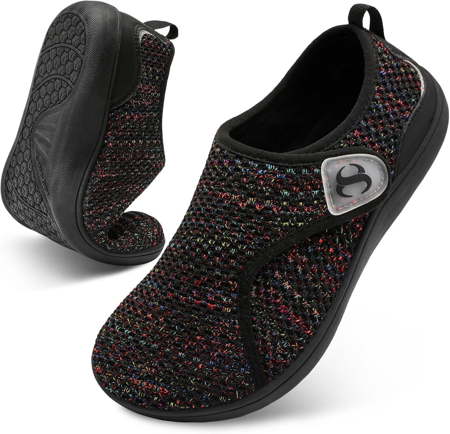 Womens Walking Shoes Comfortable Wide Diabetic Adjustable Sneakers