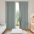 Blackout Curtains 90 in Sage Green - Total Light Blocking