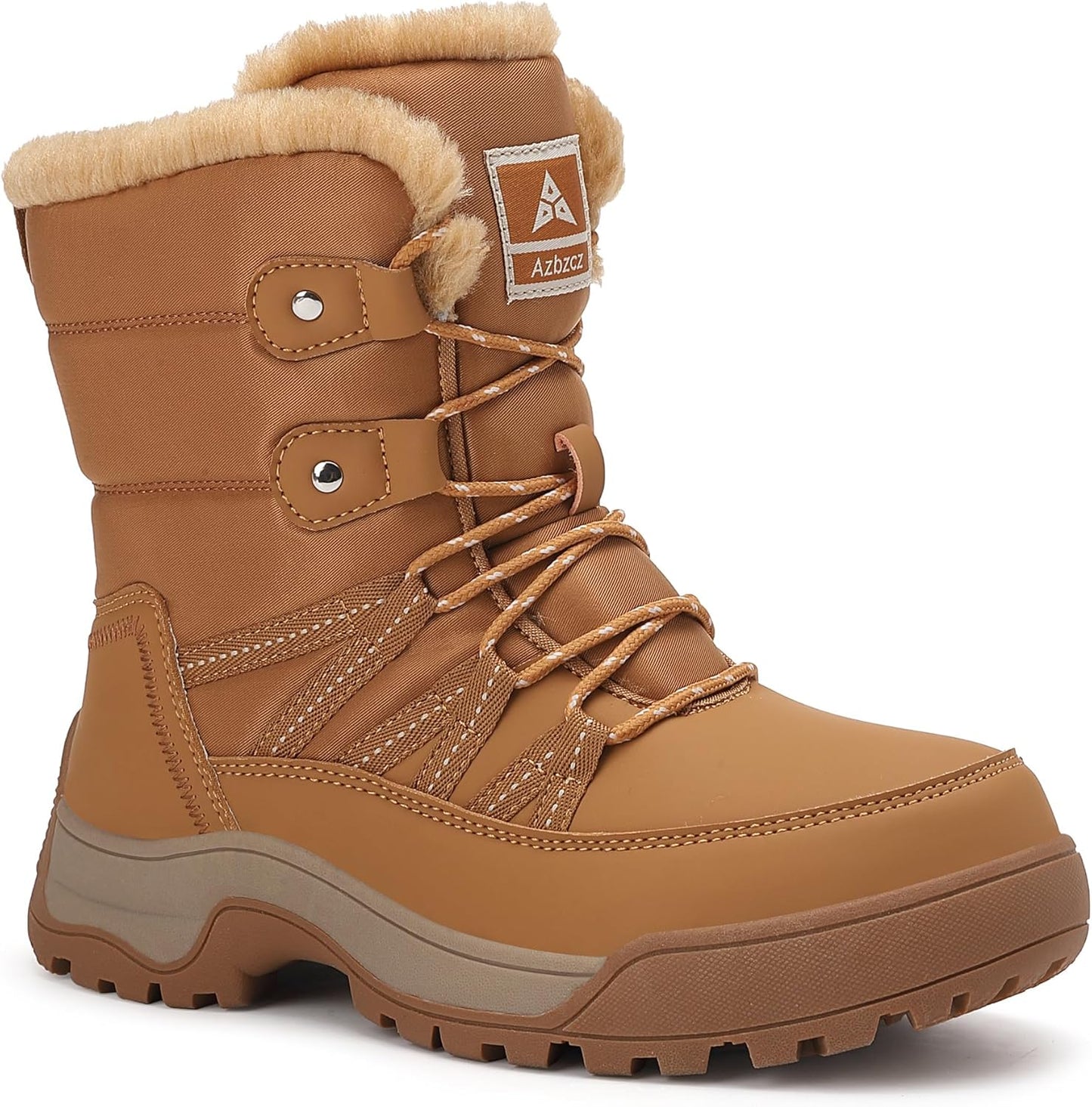 Womens Snow Boots Anti-Slip Cold Weather Fur Lined Comfort