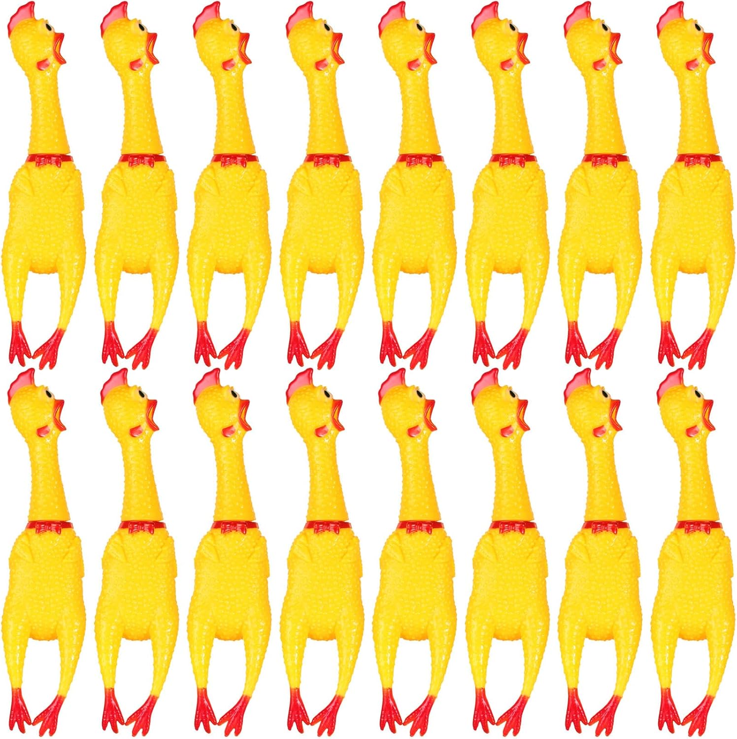 Screaming Chicken Toys Bulk for Pet Chew and Prank Fun