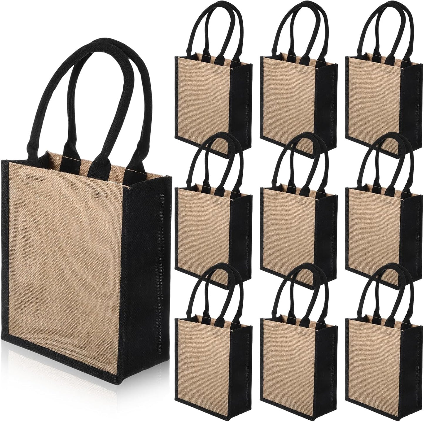 Burlap Tote Bags for Weddings, Shopping, and Beach Fun